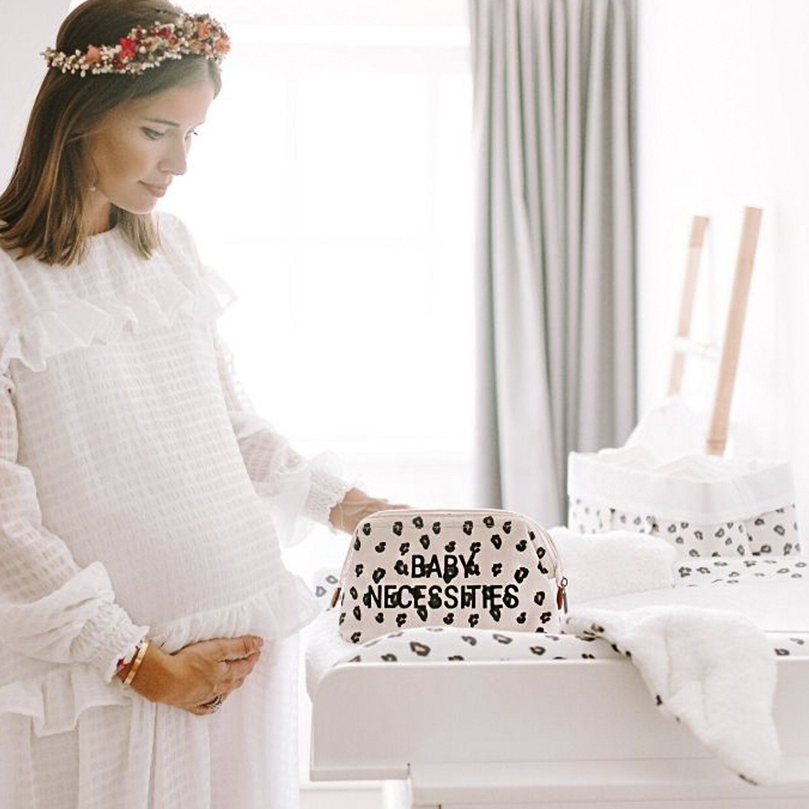 Baby Necessities Canvas Leopard Bag Childhome