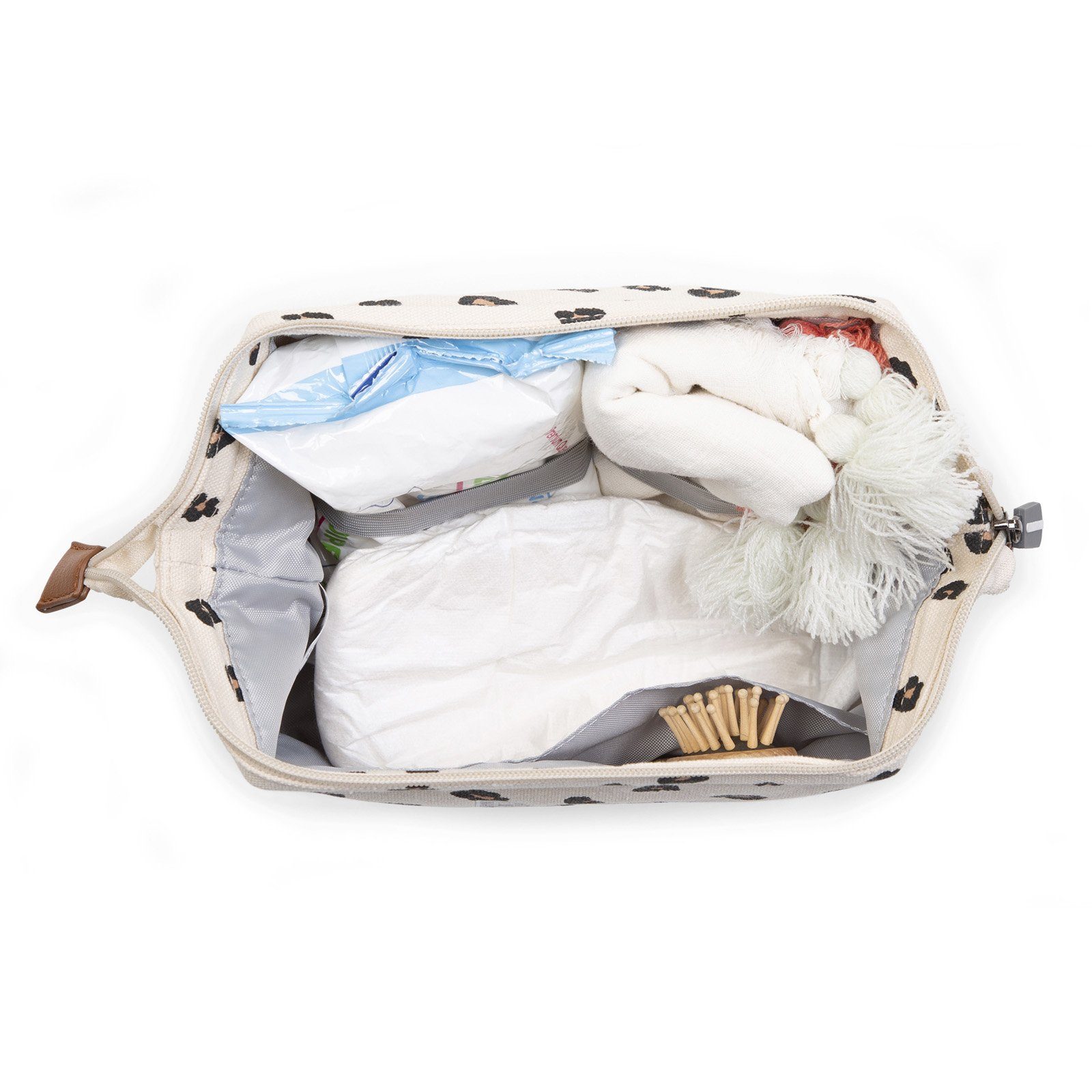 Baby Necessities Canvas Leopard Bag Childhome