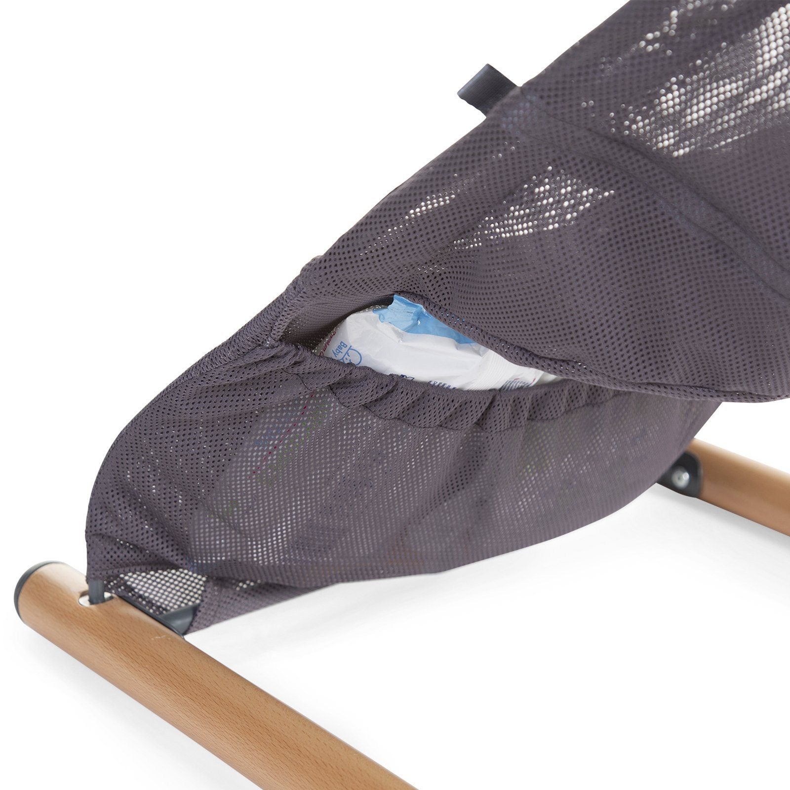 Childhome Evolux Bouncer - Natural Anthracite Furniture Childhome