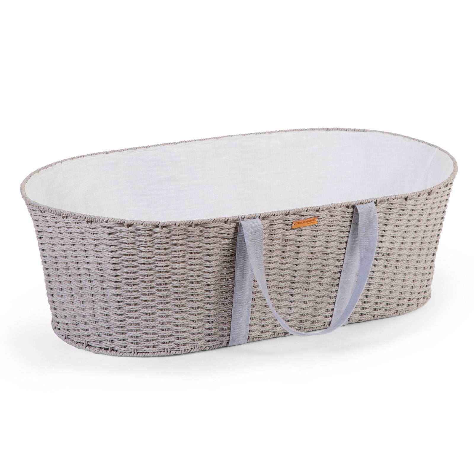 Childhome Moses Basket (Handle, Liner + Mattress) - Grey Furniture Childhome