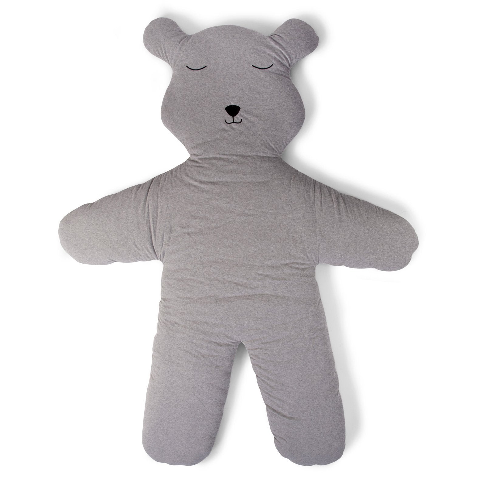 Teddy Playmat Big 150cm Jersey Grey Nursery Decor Childhome