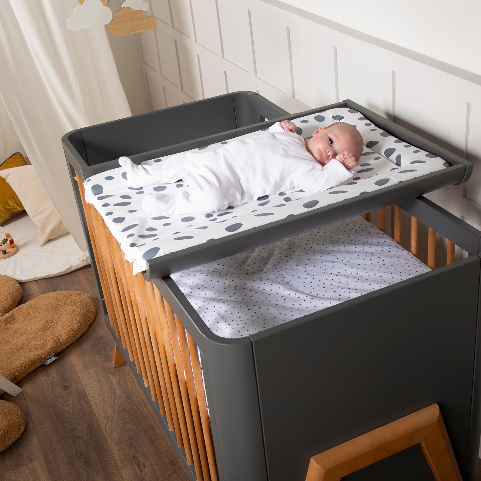 Troll Torsten Changing Top - Grey Changing Tables Troll