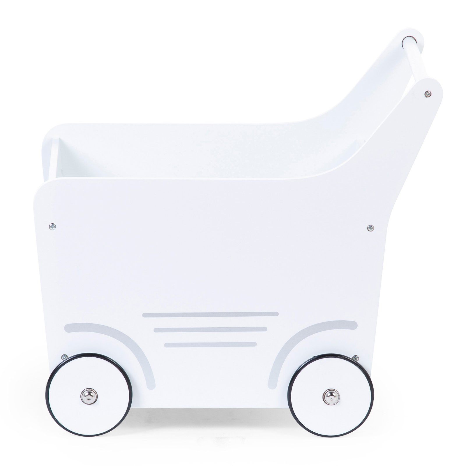 Wooden Stroller - White Nursery Decor Childhome