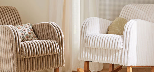 Introducing the new Etta Faux Fur Nursing Chair