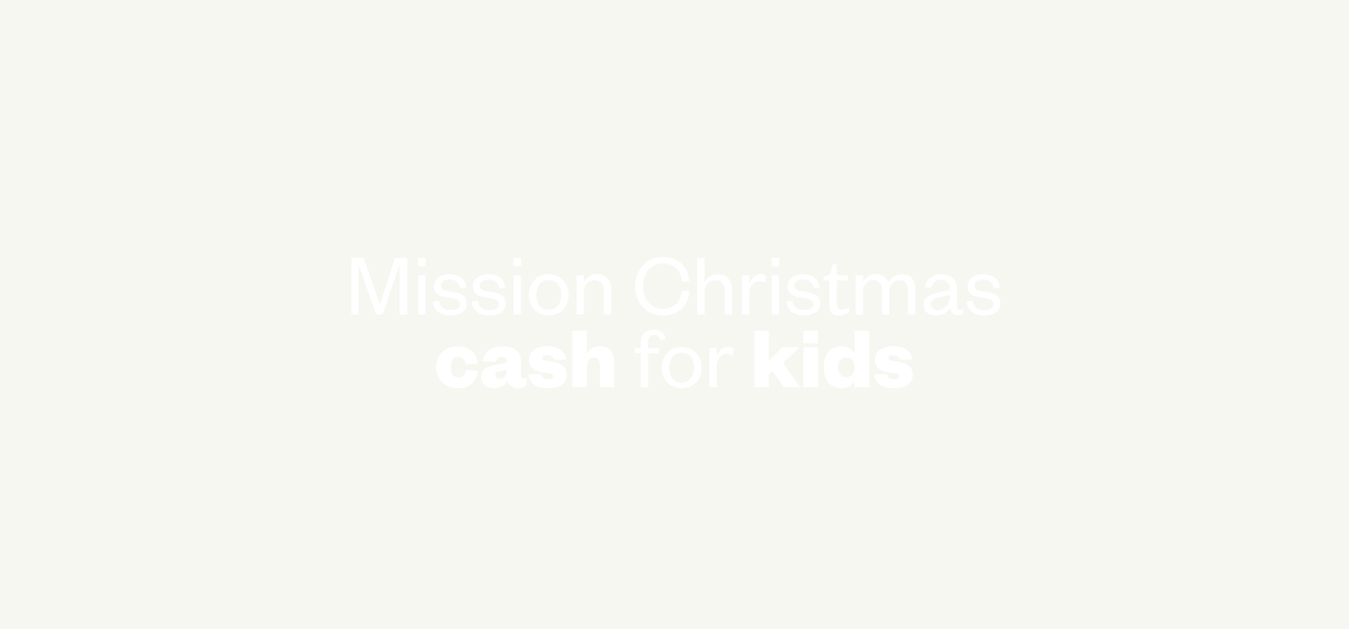 Why Mission Christmas Matters