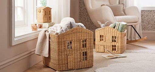 Shelves and Baskets: How to Declutter and Style