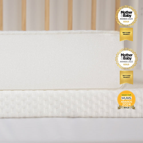 Lullaby Hypo-Allergenic Bamboo Foam Cot Mattress 120 x 60cm Mattresses CuddleCo 