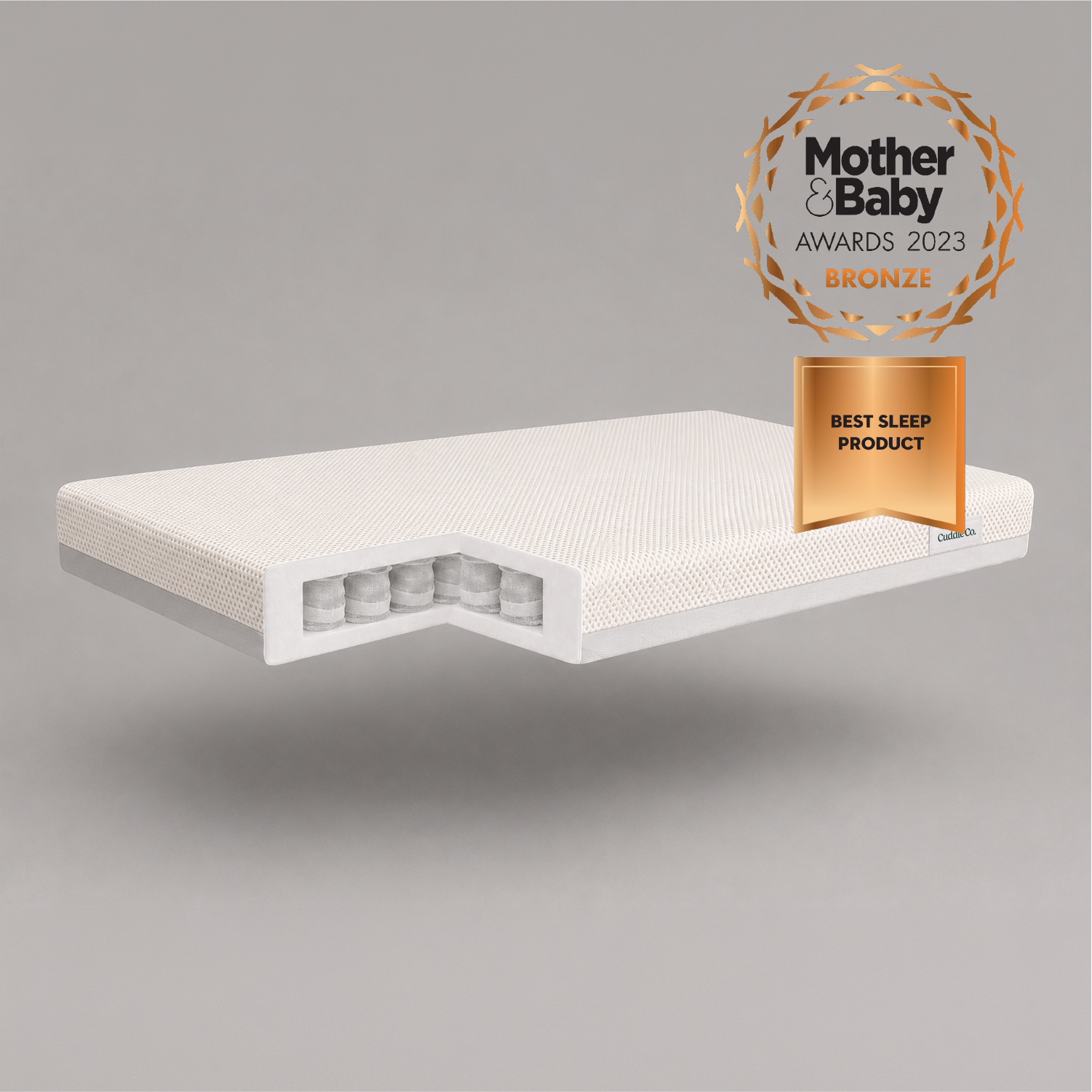 Signature Hypo-Allergenic Bamboo Pocket Sprung Cot Bed Mattress 140 x 70cm