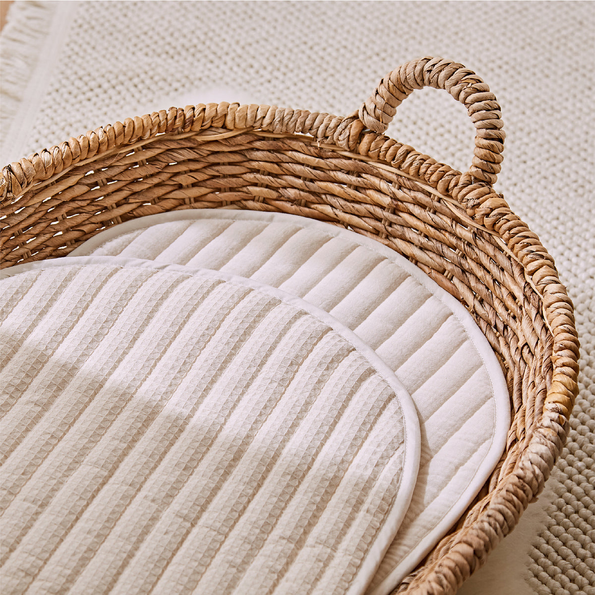 2 Pack Travel Changing Pad - Cashmere Waffle