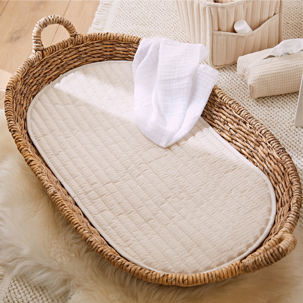 2 Pack Travel Changing Pad - Cashmere Waffle