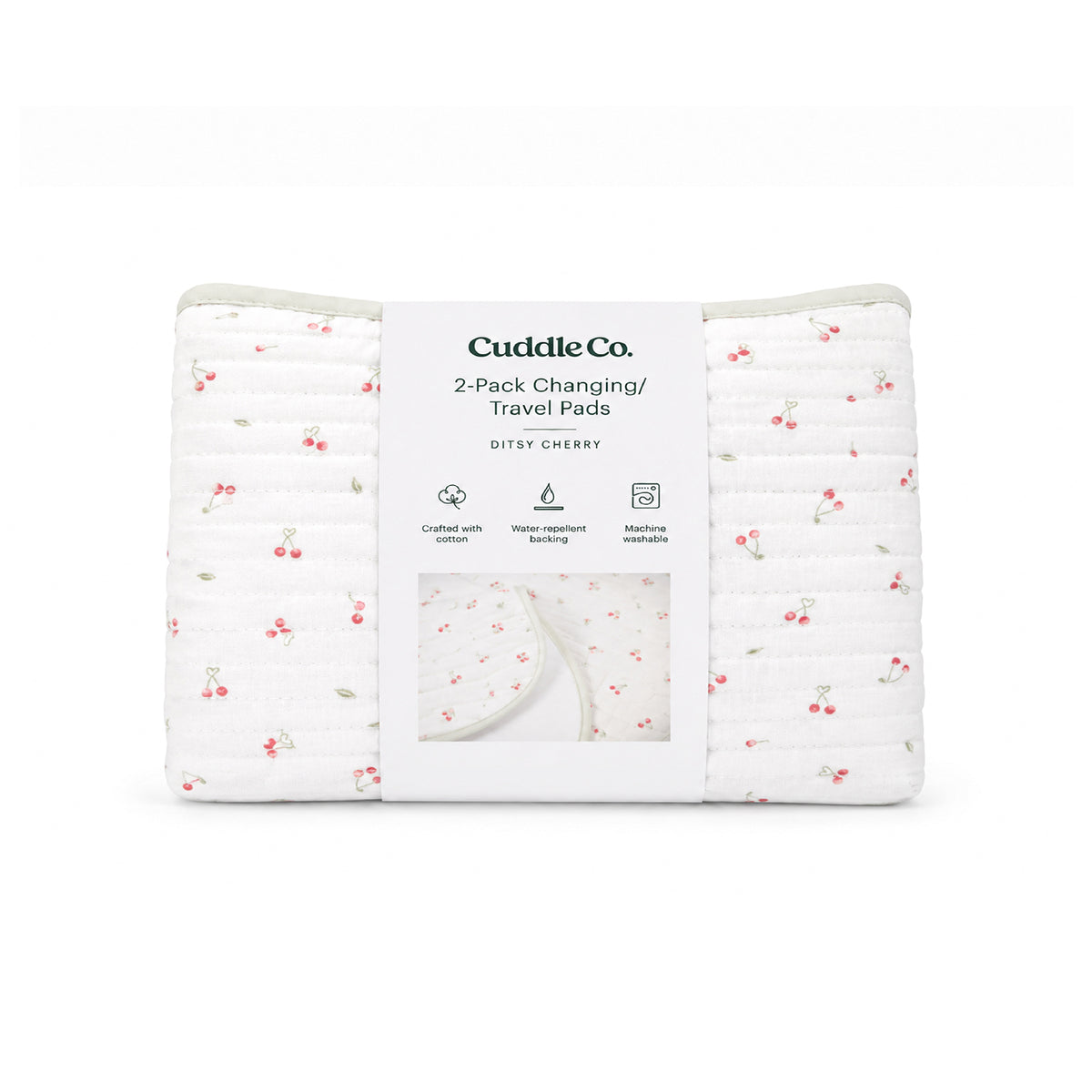 2 Pack Travel Changing Pad - Ditsy Cherry