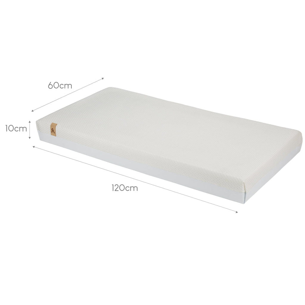 Harmony Hypo-Allergenic Bamboo Sprung Cot Mattress 120 x 60cm Mattresses CuddleCo 