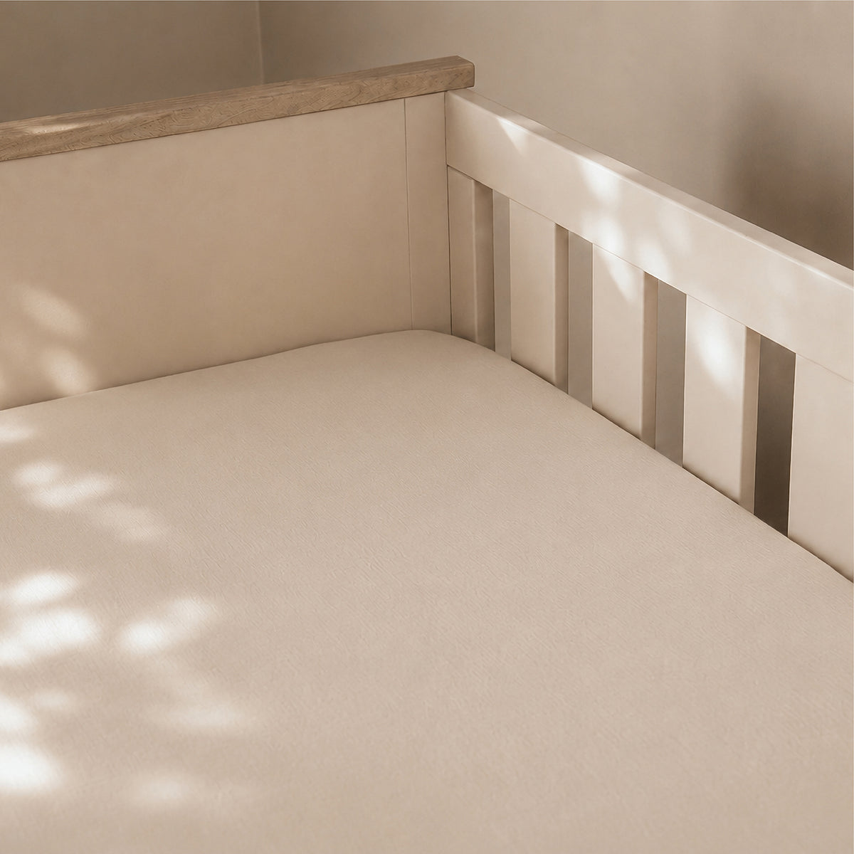 4 Piece Cot Bed Bedding Set  - Cashmere Waffle