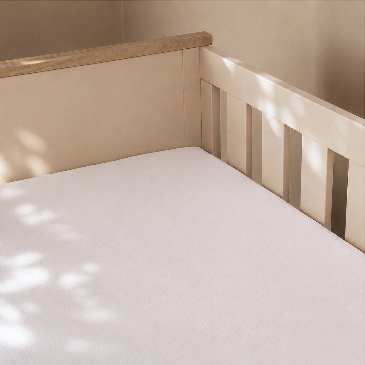 4 Piece Cot Bed Bedding Set  - Cashmere Waffle