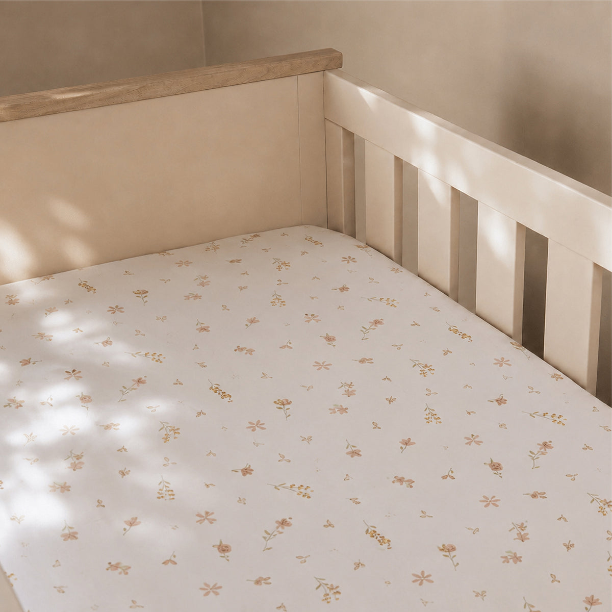 4 Piece Cot Bed Bedding Set - Cashmere Meadow