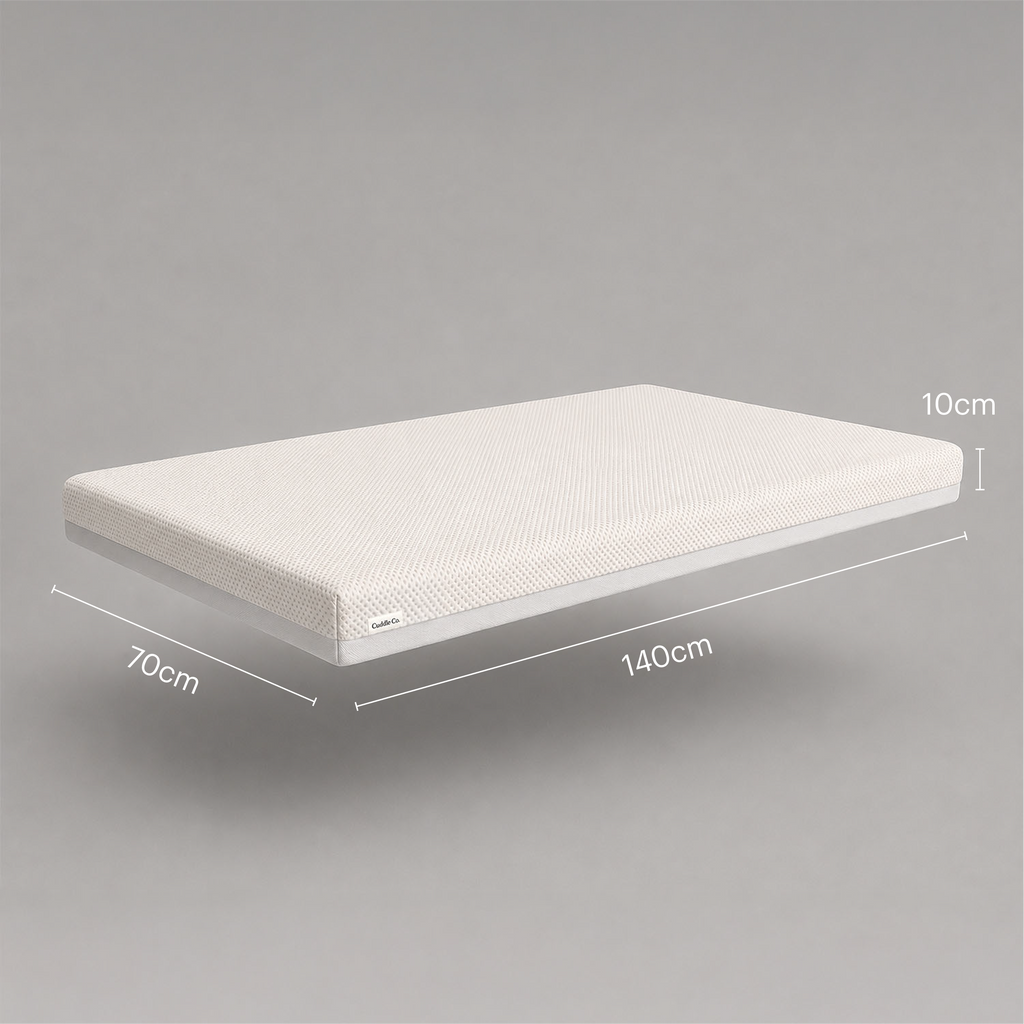 Harmony Hypo-Allergenic Bamboo Sprung Cot Bed Mattress 140 x 70cm
