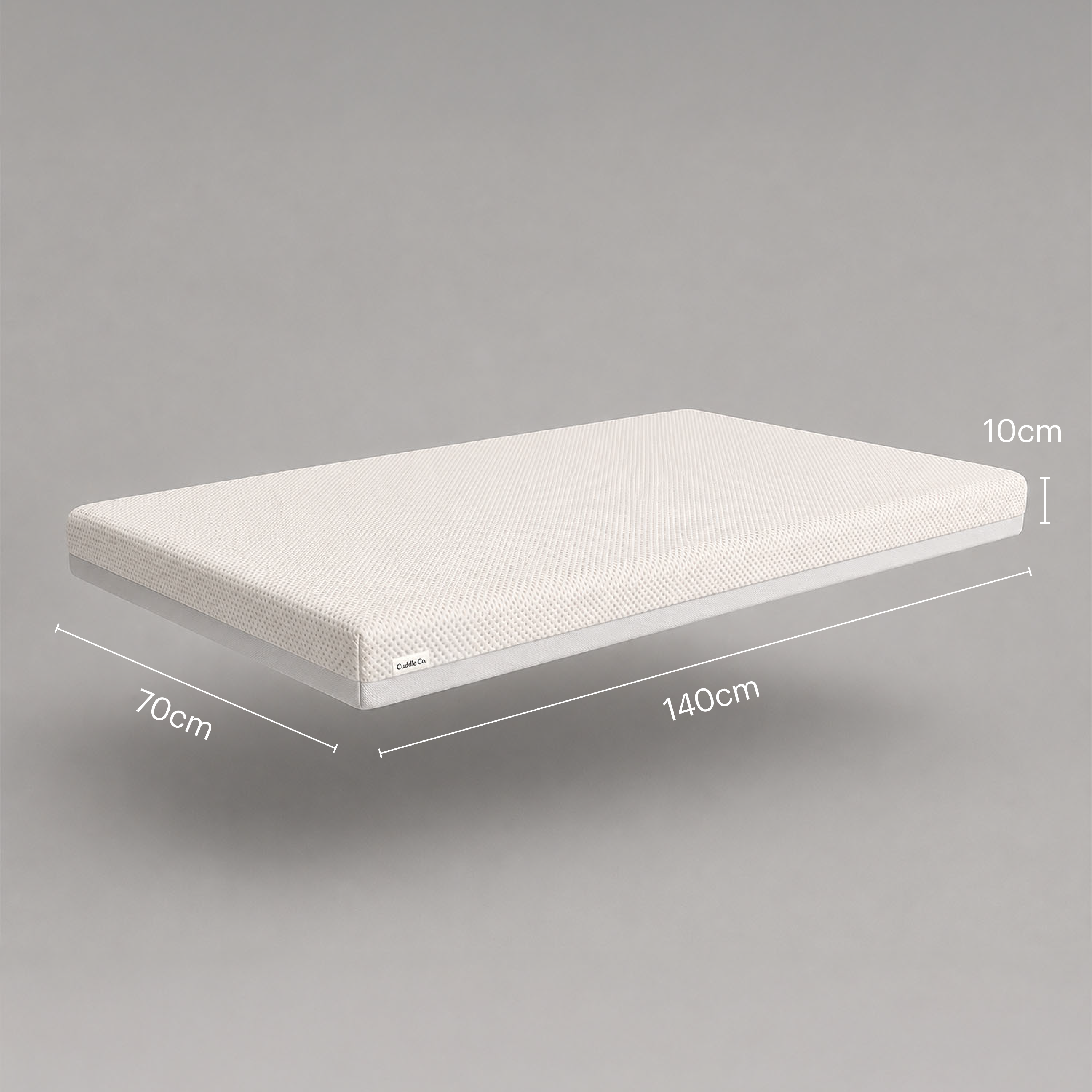Signature Hypo-Allergenic Bamboo Pocket Sprung Cot Bed Mattress 140 x 70cm
