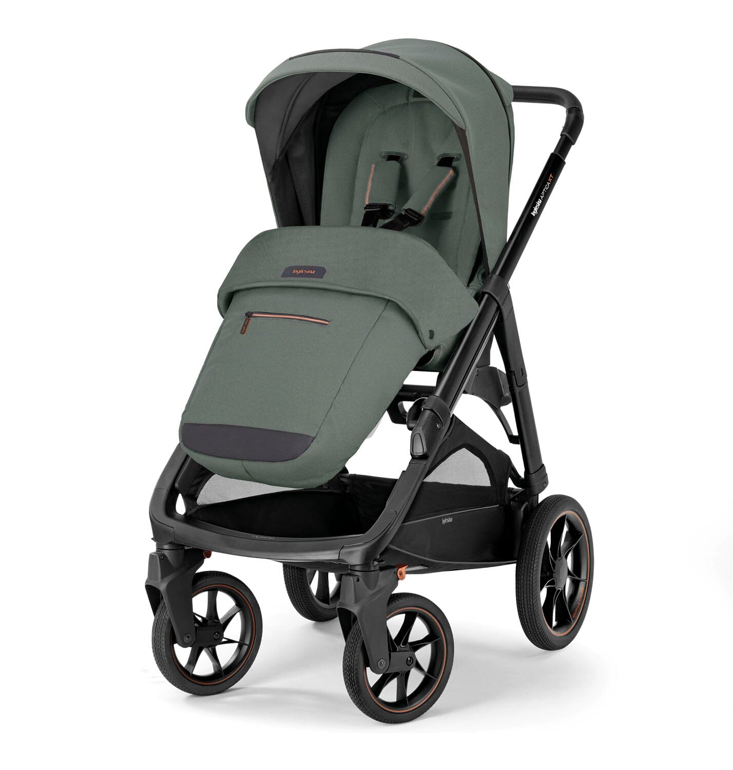 Inglesina Aptica XT Quattro Travel System - Taiga Green Strollers Inglesina 