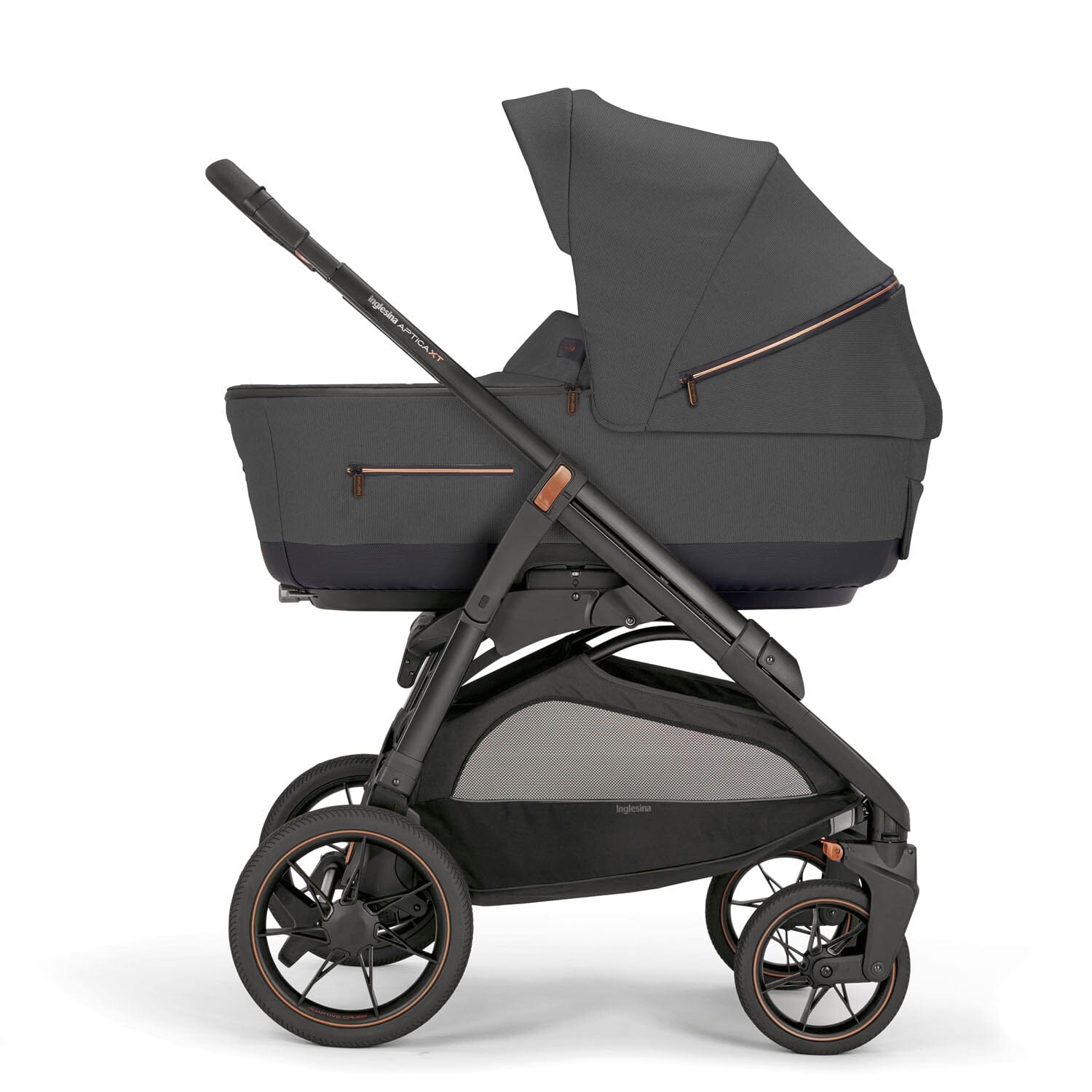 Inglesina Aptica XT Quattro Travel System - Magnet Grey Strollers Inglesina 