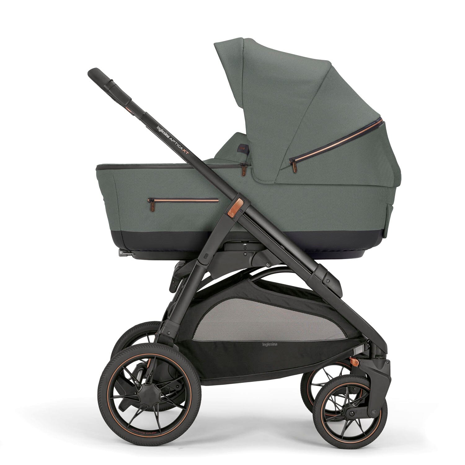 Inglesina Aptica XT Quattro Travel System - Taiga Green Strollers Inglesina 