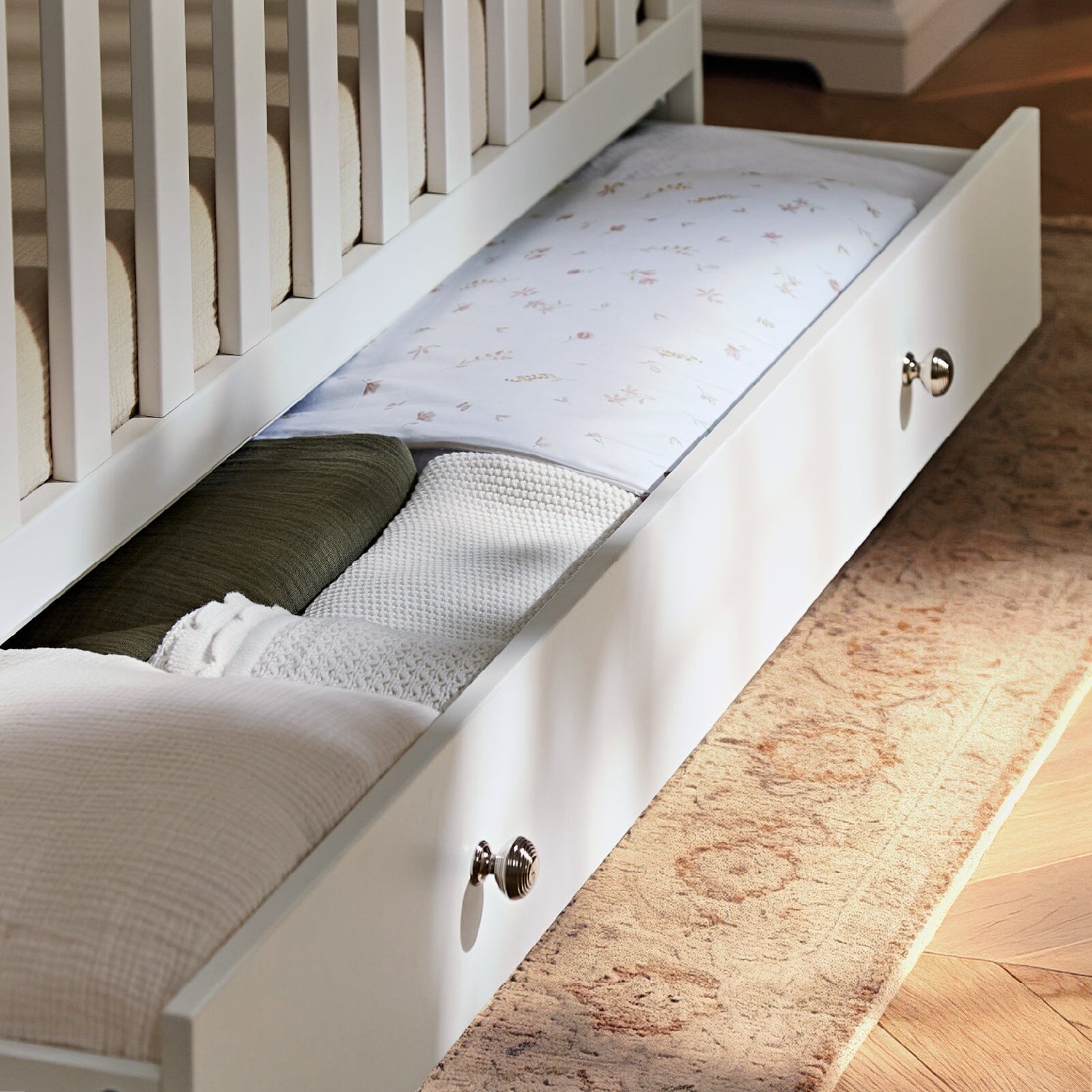 Beaumont Cot Bed - White Furniture Singles CuddleCo 