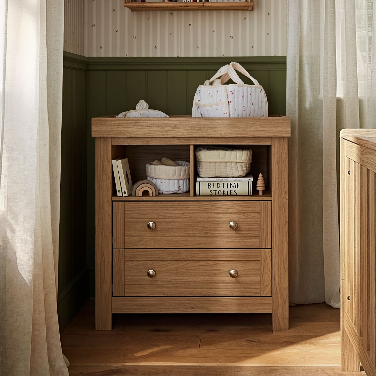 Burford Dresser Changer & Oak