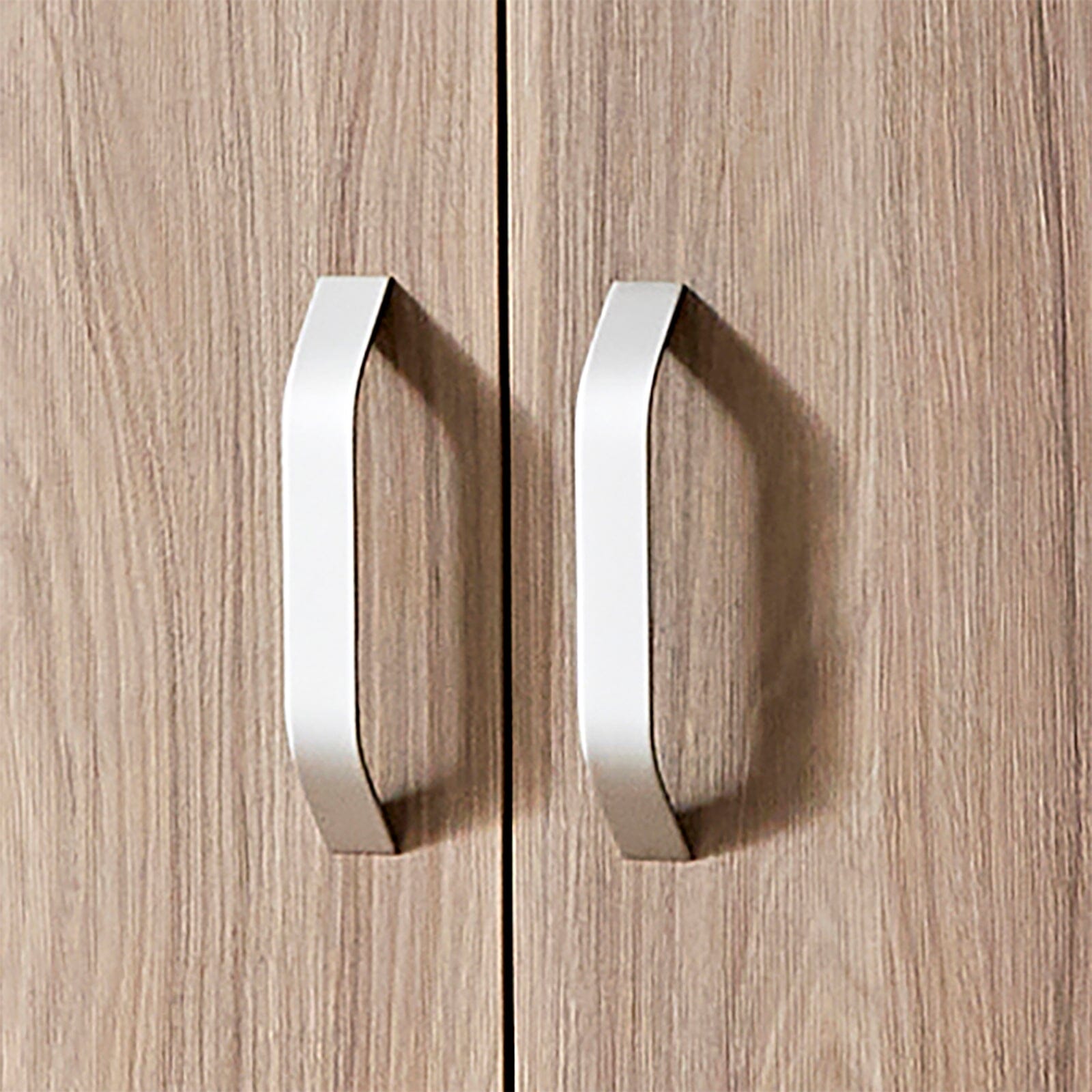Ada Nursery Wardrobe - White & Ash Furniture Singles CuddleCo 