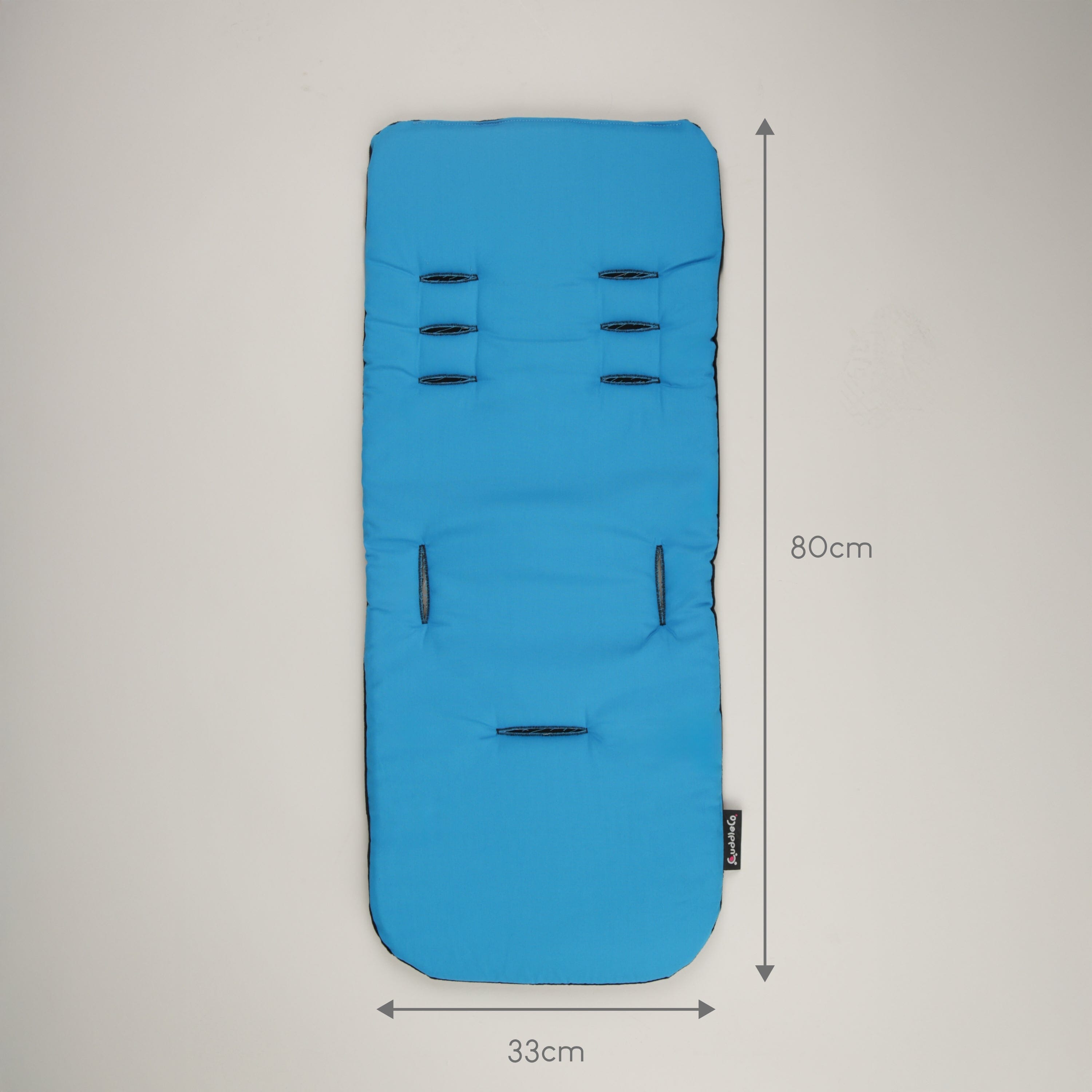 Comfi-Cush Memory Foam Stroller & Pram Liner - Sky Blue/Black Other CuddleCo 
