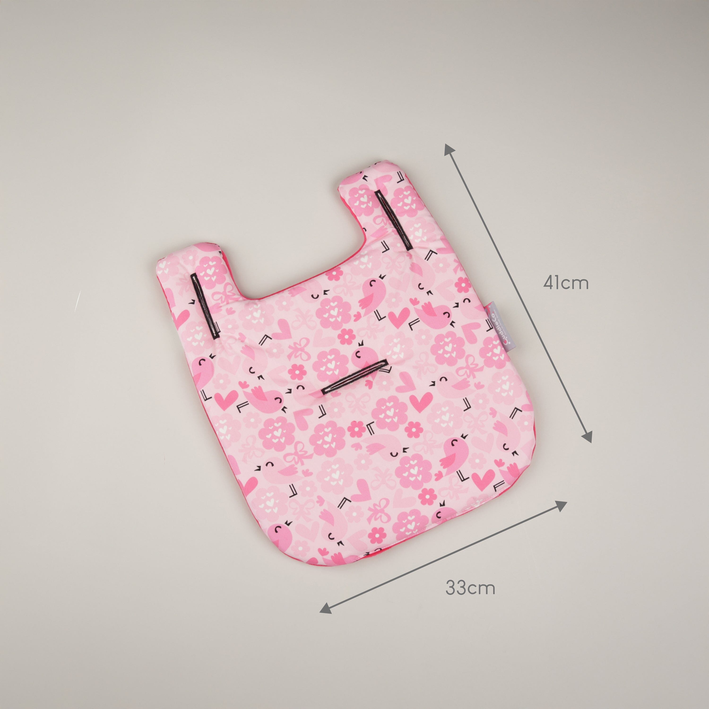 Comfi-Cush Mini Memory Foam Stroller Cushion - Love Birds CuddleCo 