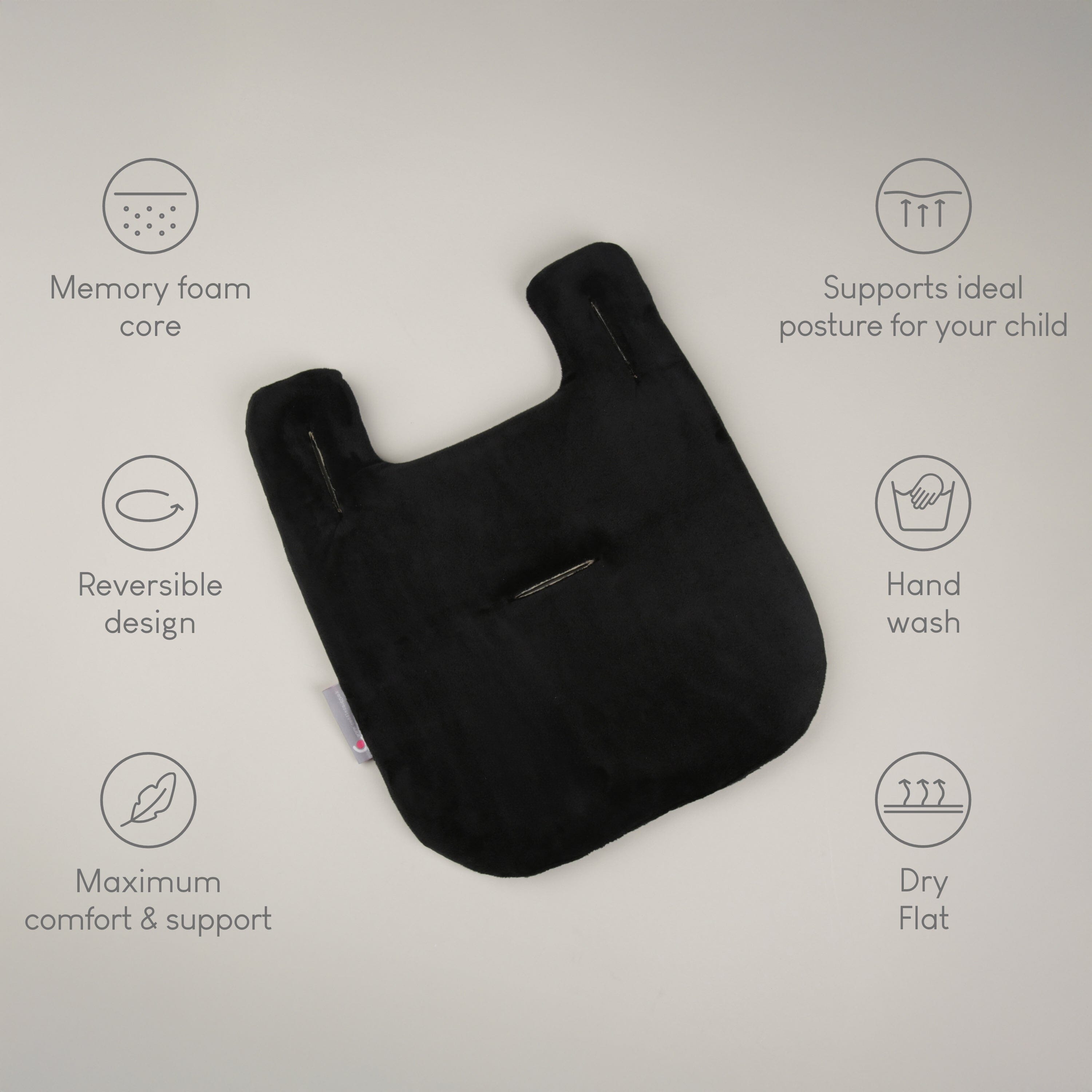Comfi-Cush Mini Memory Foam Stroller Cushion - Stars CuddleCo 