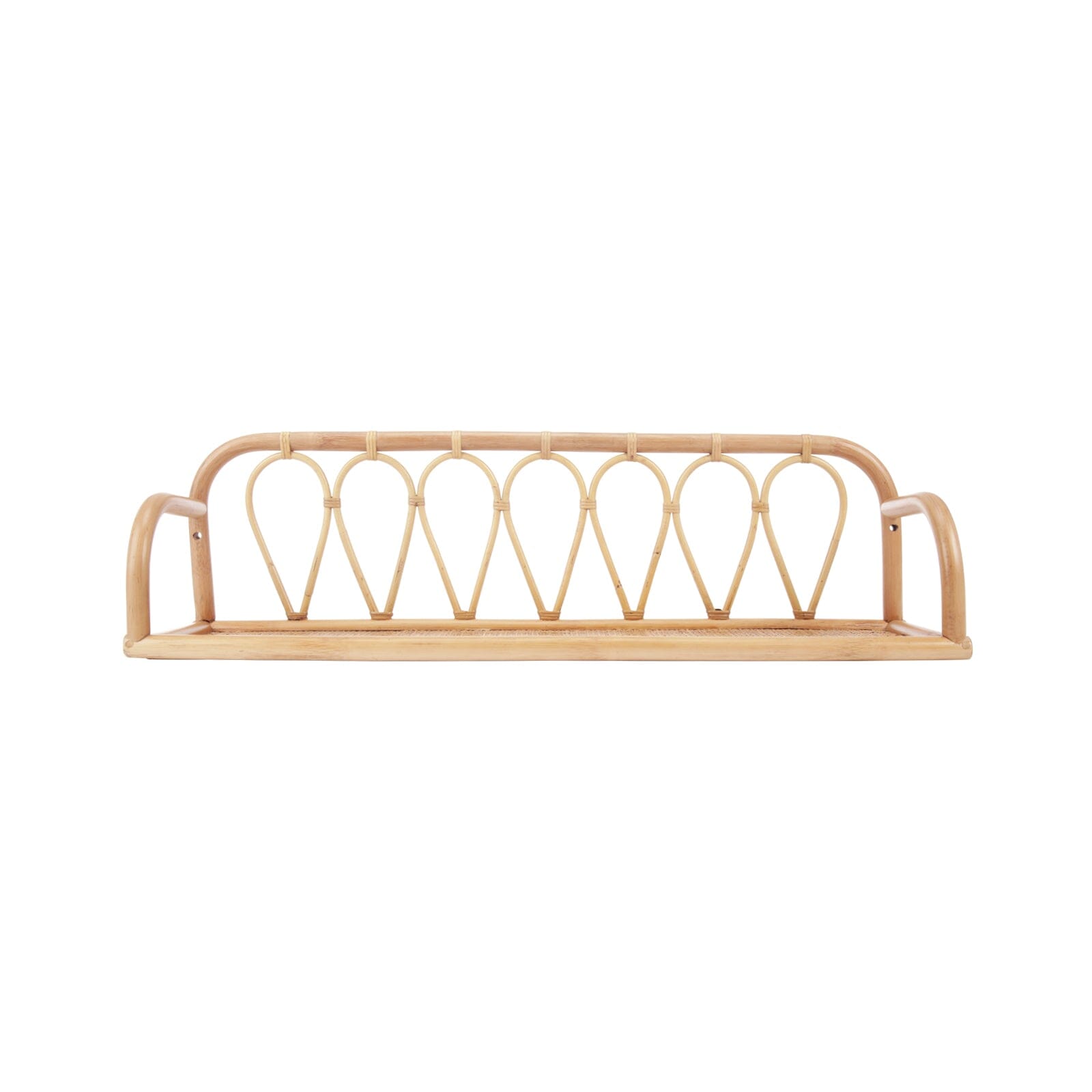 Aria Rattan Shelf - Large Decor CuddleCo 