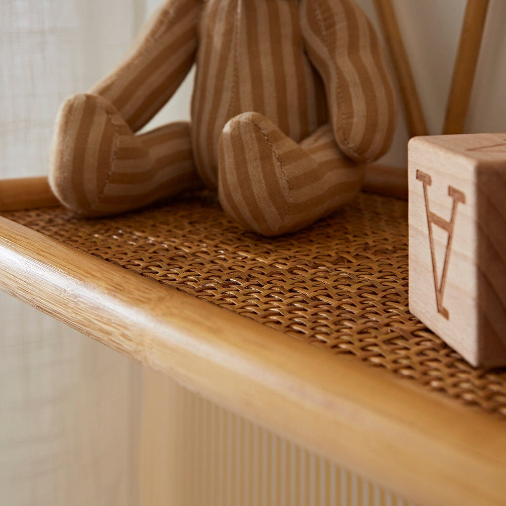 Aria Rattan Shelf - Large Decor CuddleCo 