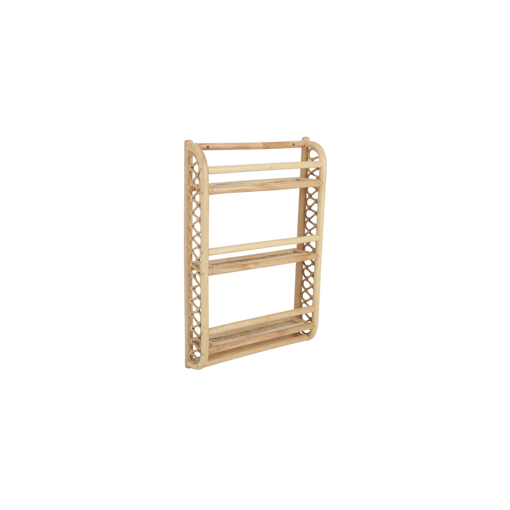 Aria Wave Bookshelf - Rattan Furniture Singles CuddleCo 