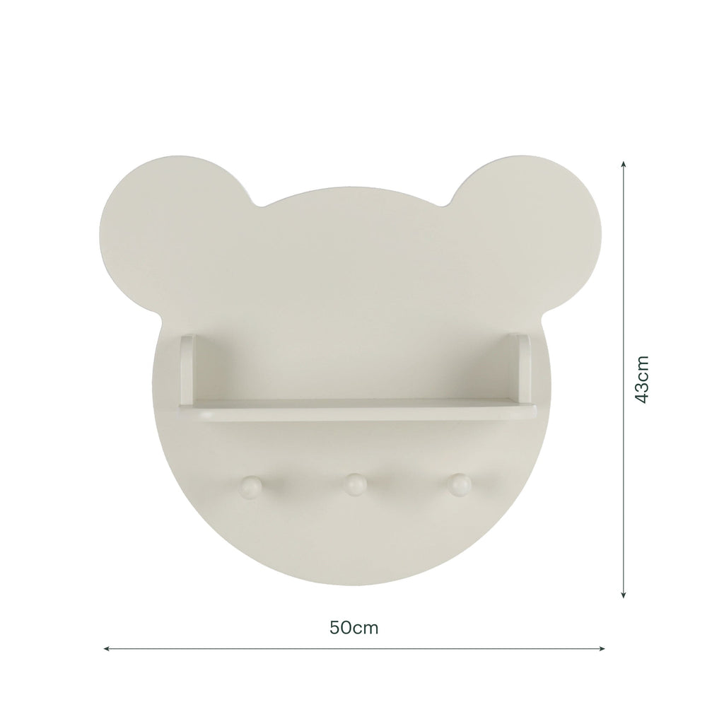 Play House Bear Shelf - Pebble Furniture Singles CuddleCo 