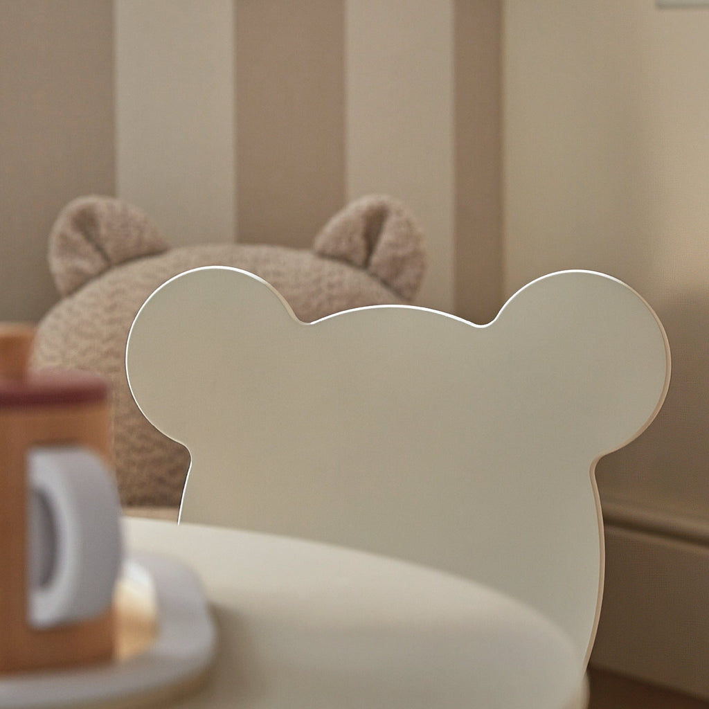 Play House Bear Table & 2 Chairs - Pebble Furniture Singles CuddleCo 