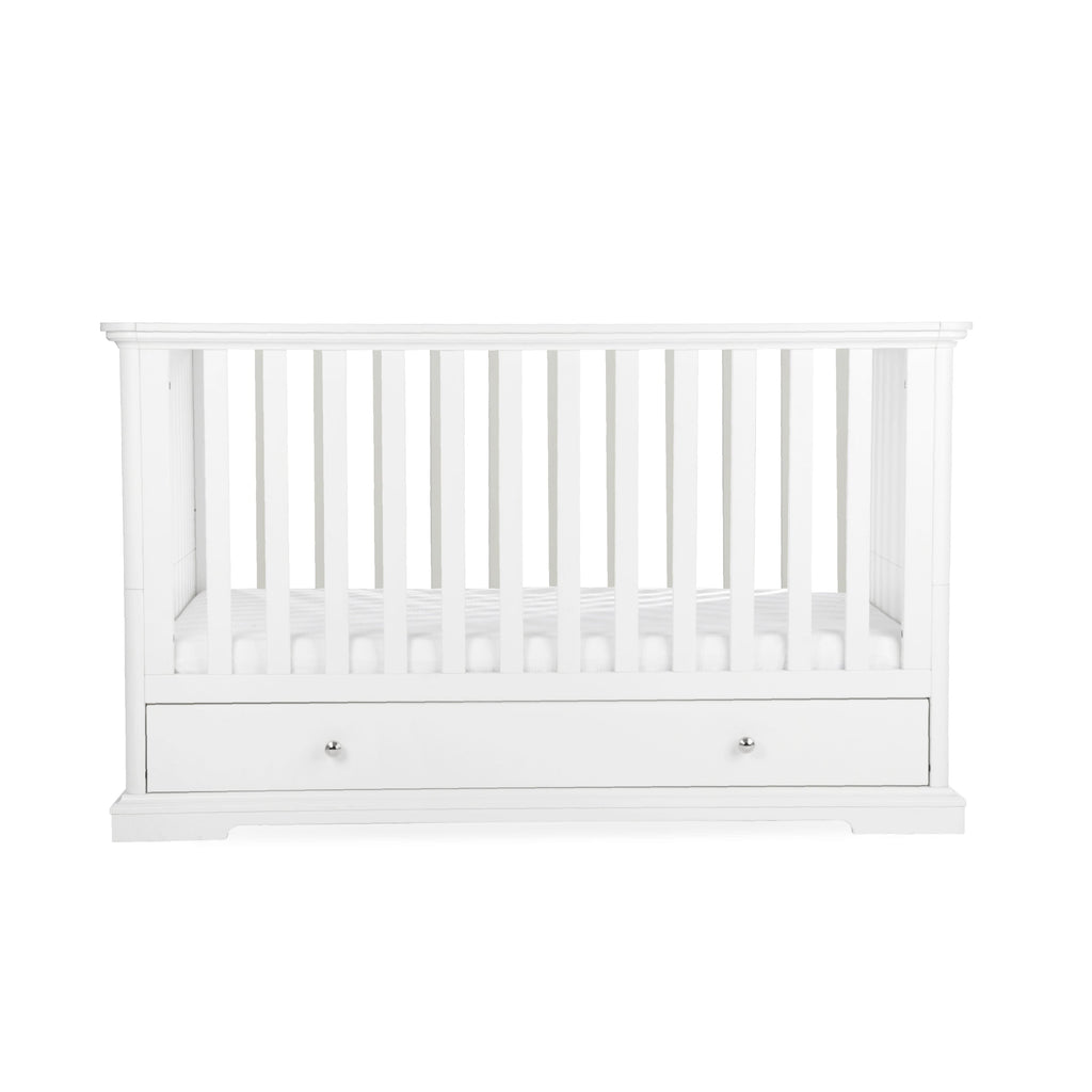 Beaumont Cot Bed - White Furniture Singles CuddleCo 