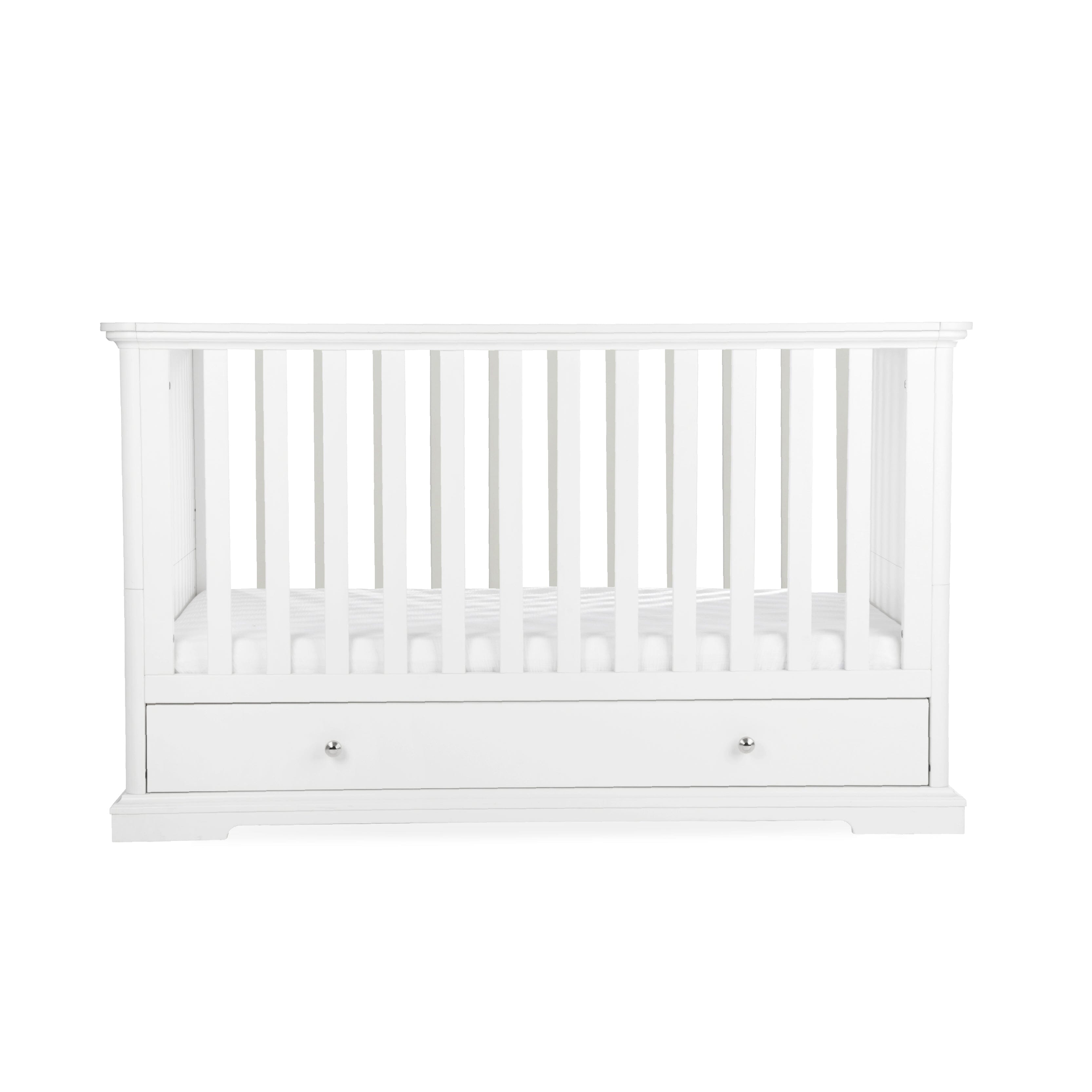 Beaumont Cot Bed - White Furniture Singles CuddleCo 