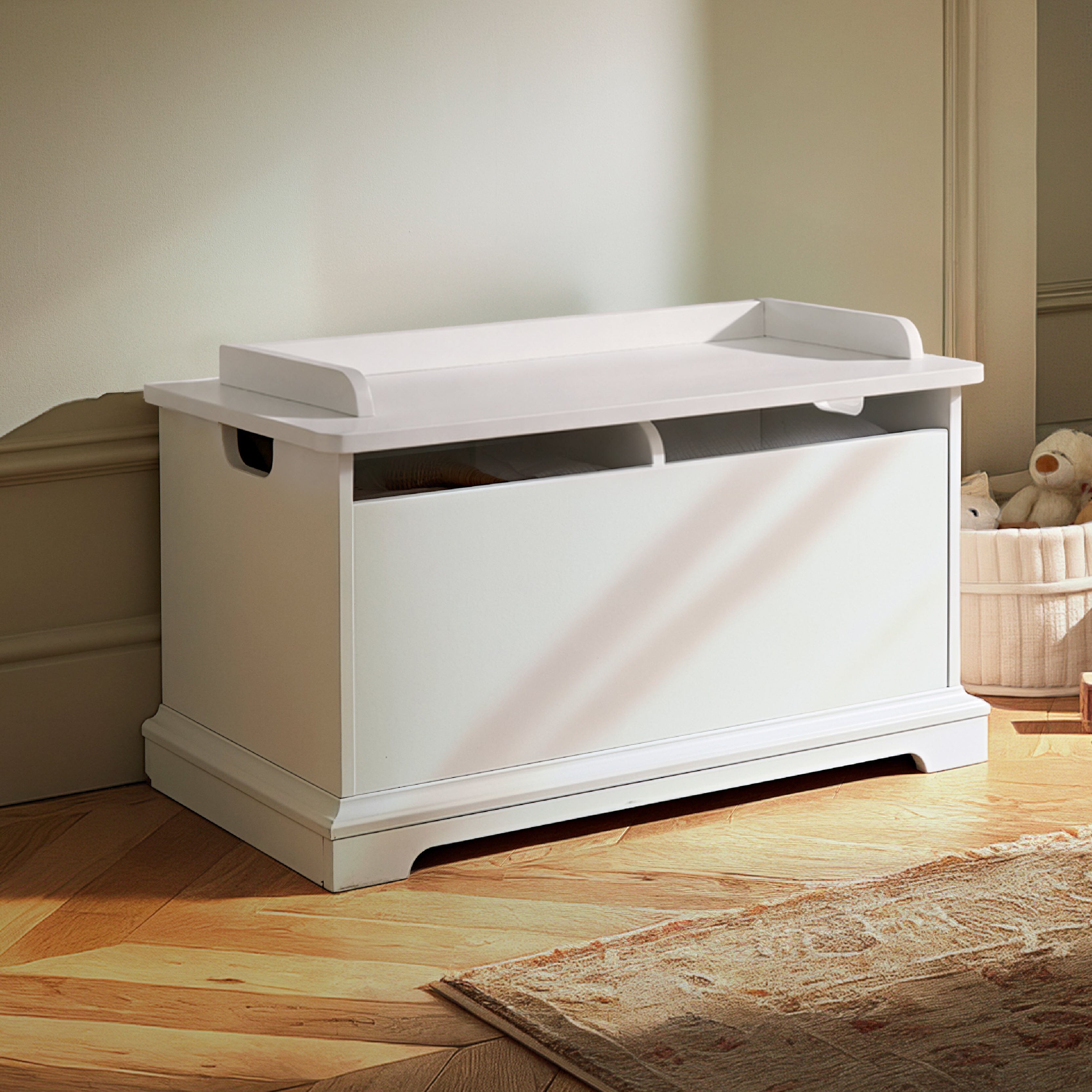 Beaumont Storage Box - White Storage CuddleCo 