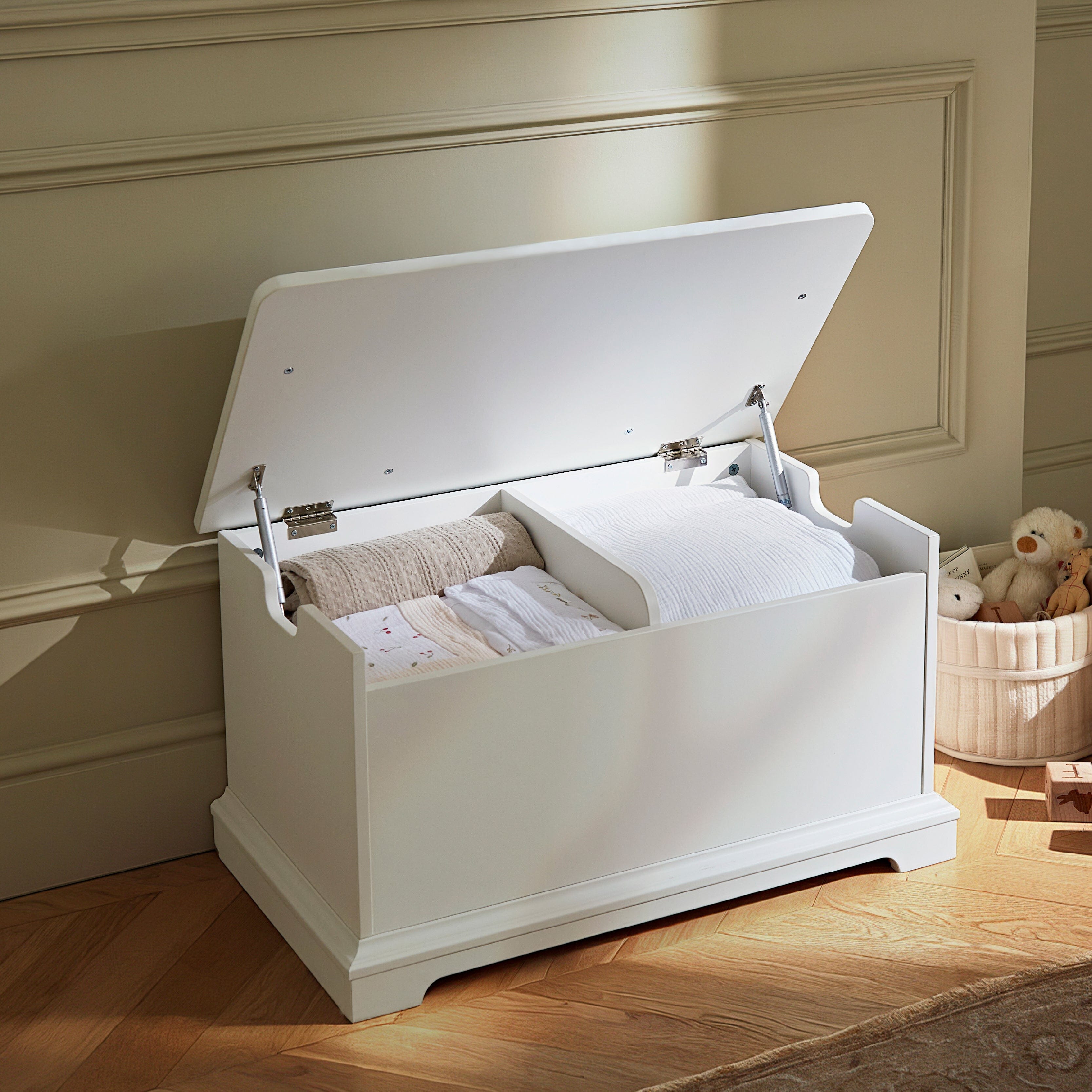 Beaumont Storage Box - White Storage CuddleCo 