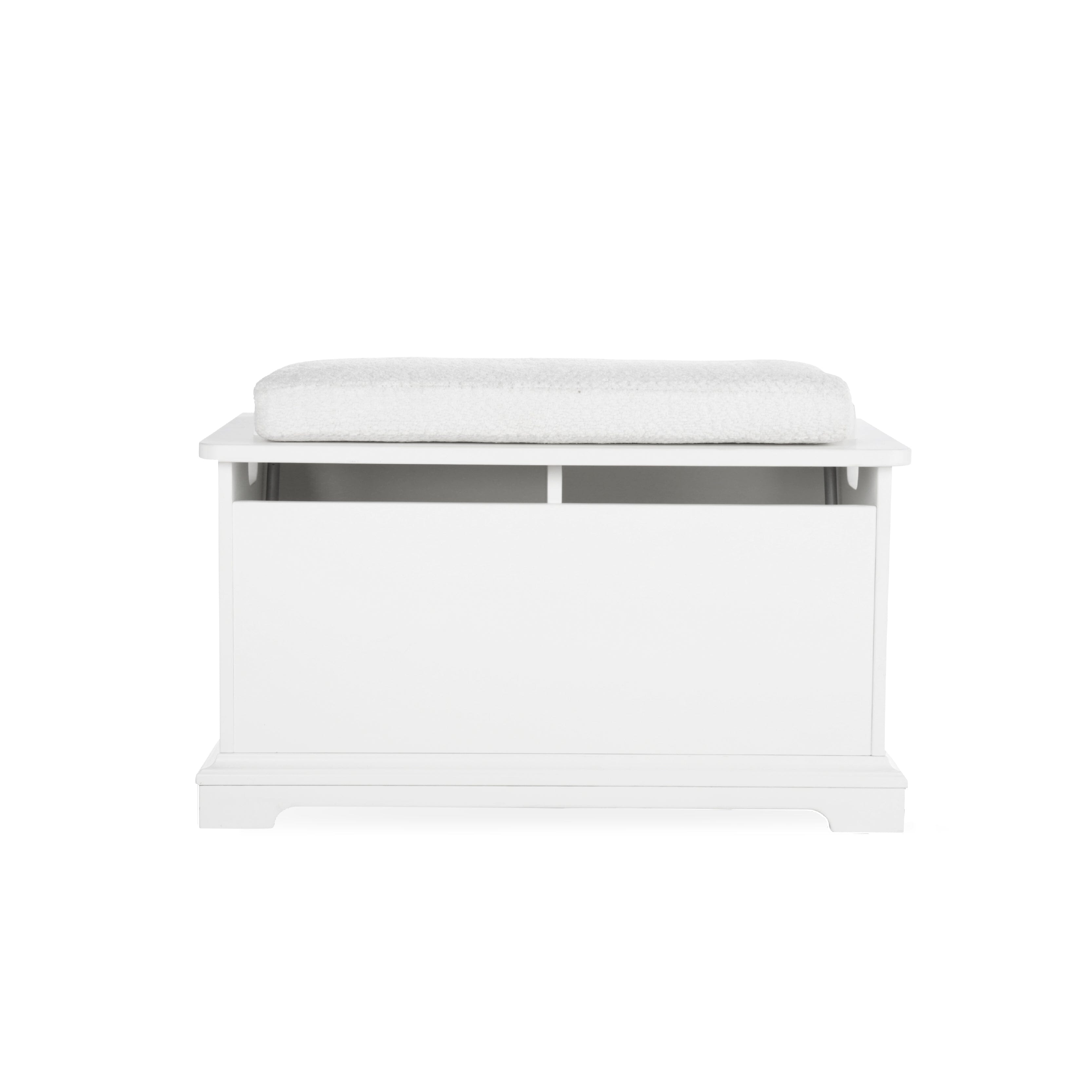 Beaumont Storage Box & Cushion Set - White Furniture Singles CuddleCo 