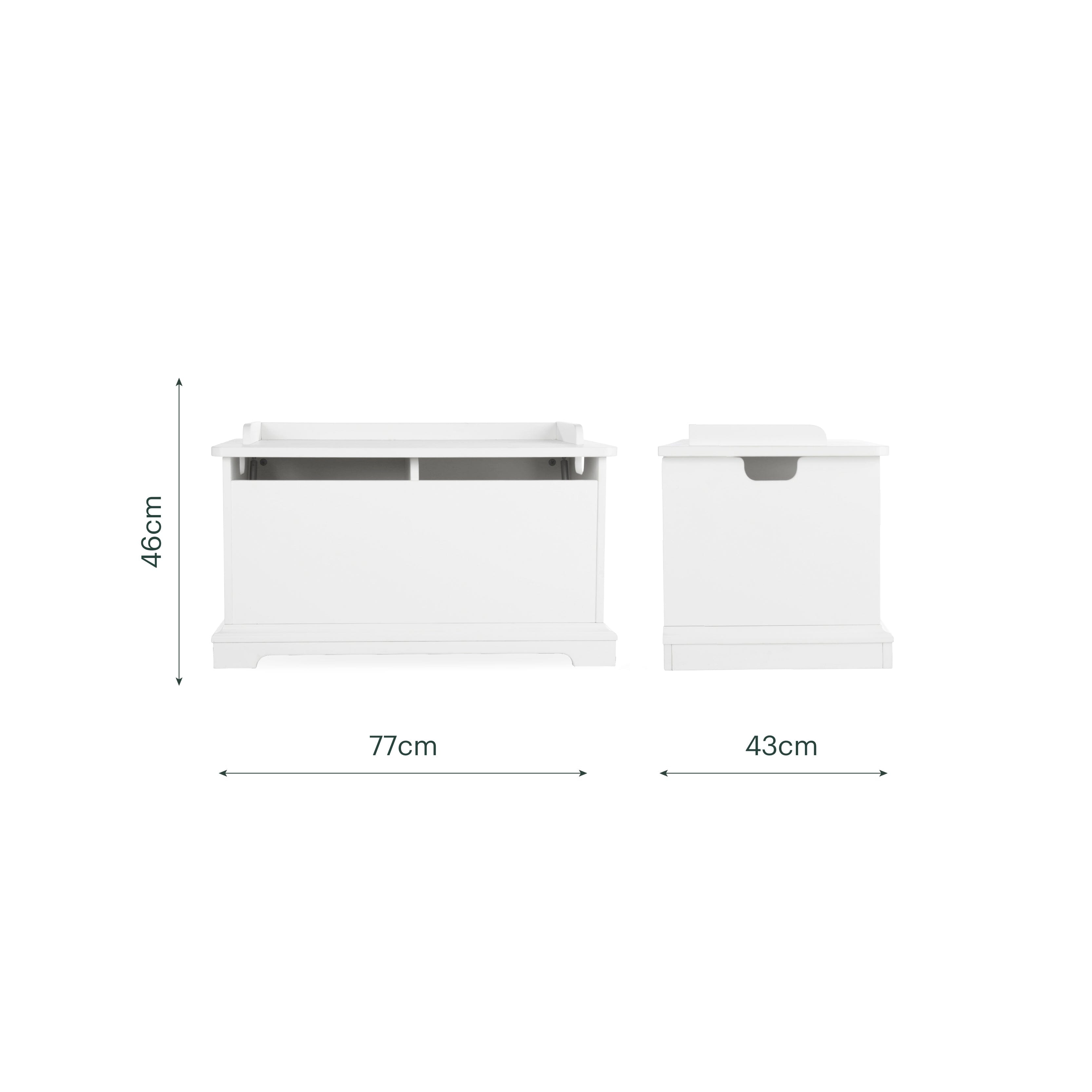 Beaumont Storage Box - White Storage CuddleCo 