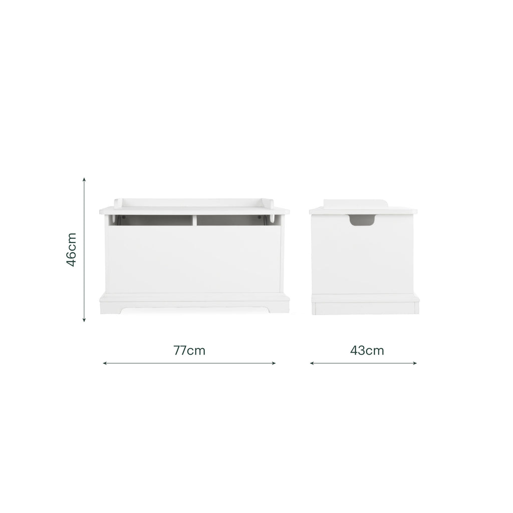 Beaumont Storage Box - White Storage CuddleCo 