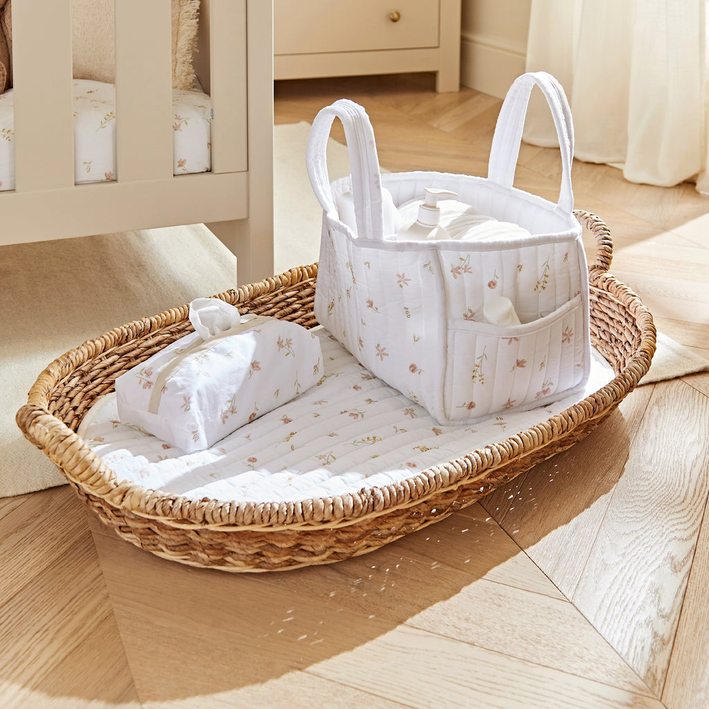 Nappy Caddy Set - Cashmere Meadow Accessory CuddleCo 