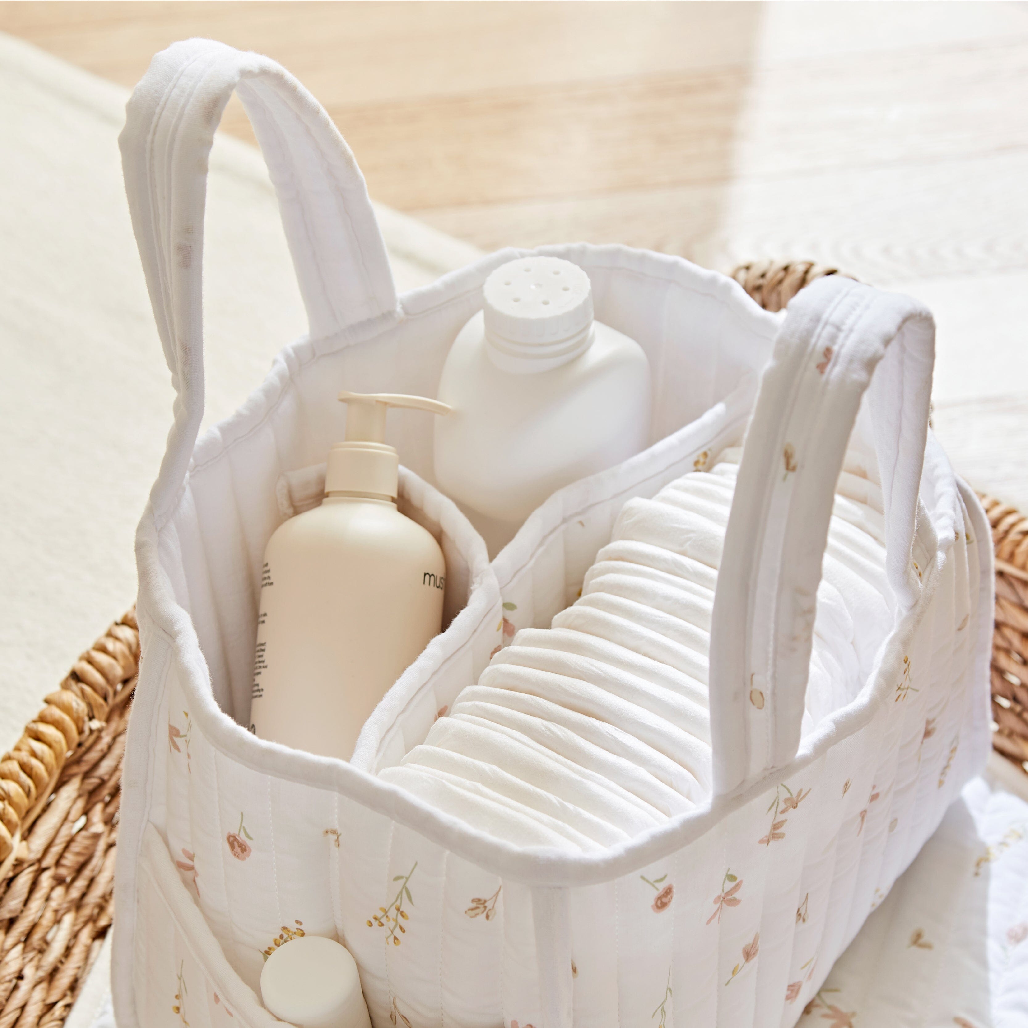 Nappy Caddy - Cashmere Meadow Accessory CuddleCo 