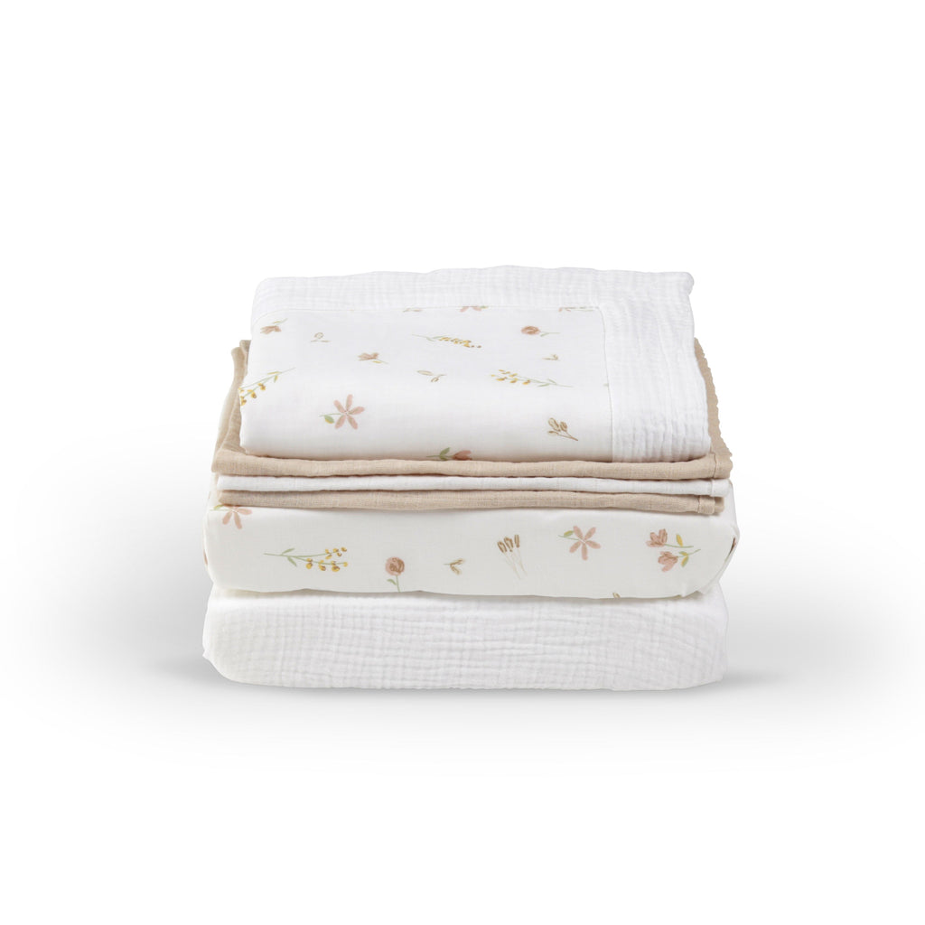 Universal Crib/Co-Sleeper Bedding Set - Cashmere Meadow Accessory CuddleCo 