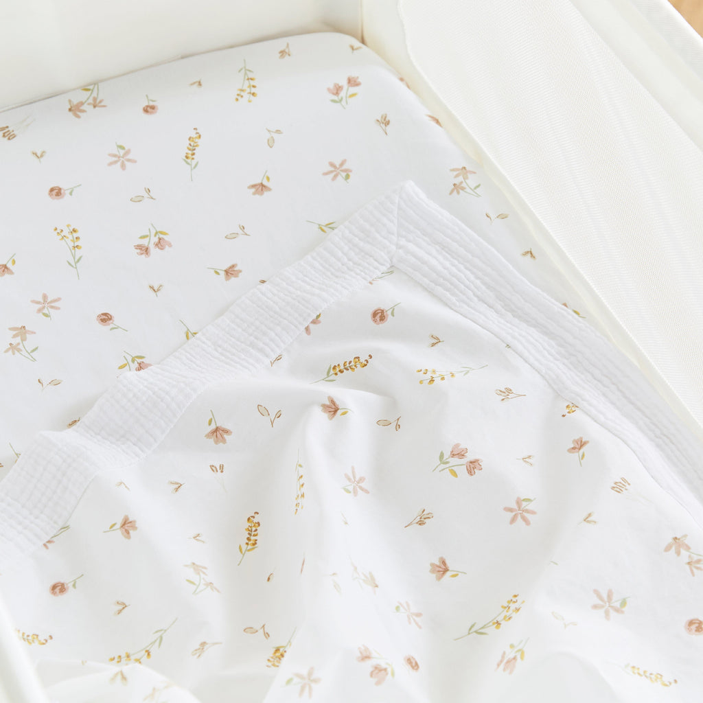 Universal Crib/Co-Sleeper Bedding Set - Cashmere Meadow Accessory CuddleCo 