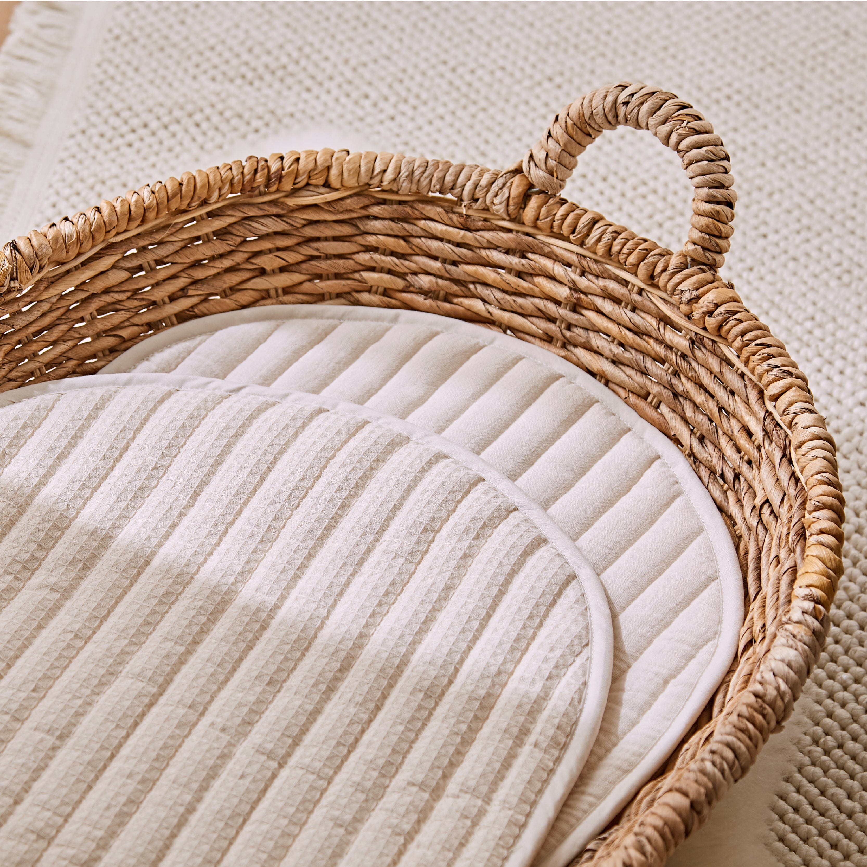 2 Pack Travel Changing Pad - Cashmere Waffle Accessory CuddleCo 