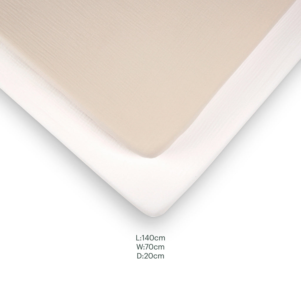 4 Piece Cot Bed Bedding Set - Cashmere Waffle Accessory CuddleCo 