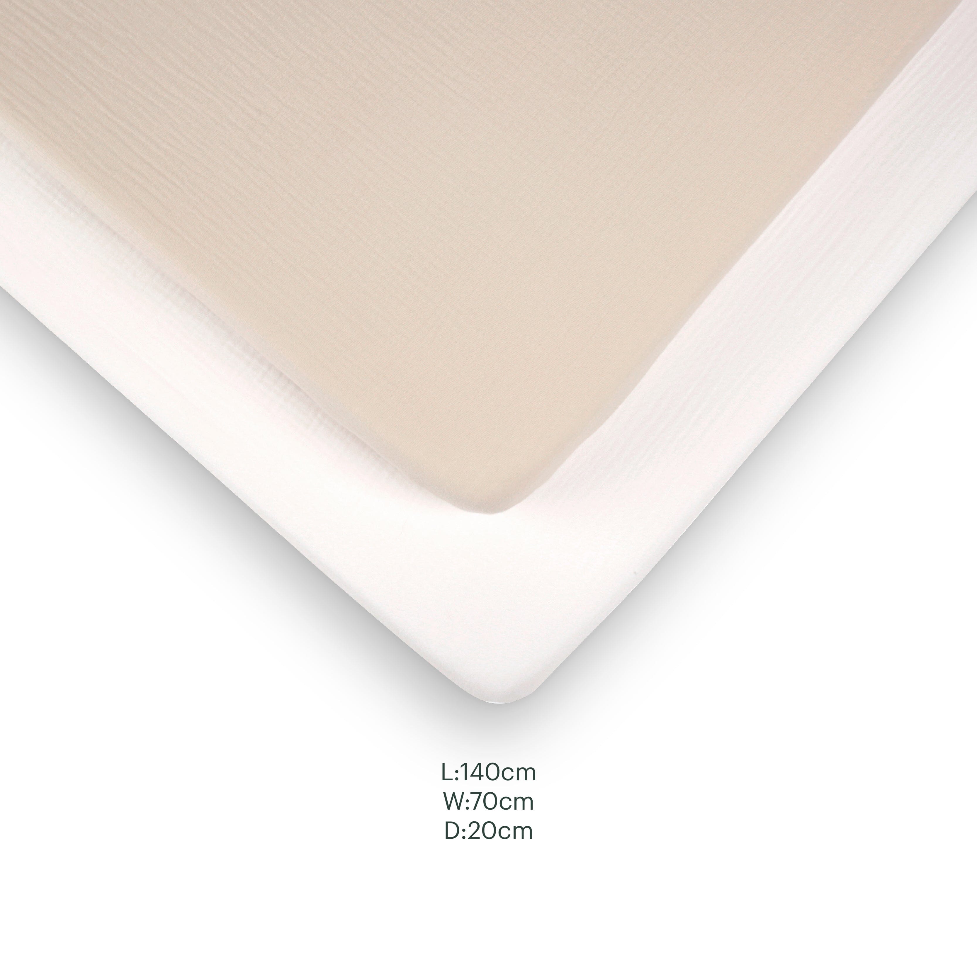4 Piece Cot Bed Bedding Set - Cashmere Waffle Accessory CuddleCo 