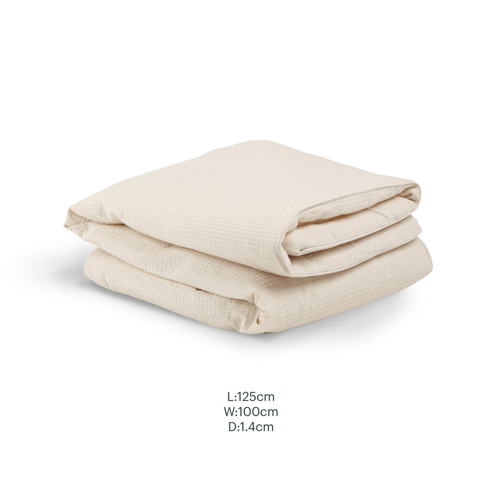 4 Piece Cot Bed Bedding Set - Cashmere Waffle Accessory CuddleCo 